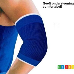 *** Elleboogbrace - Oplossing voor Elleboogklachten - Blauw - Links en rechts - van Heble® ***
