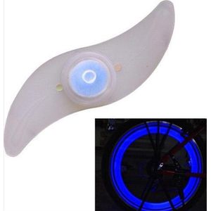 *** BLAUWE LED Spaaklichten - 2x Kinderen - Spaak- & Fietswielverlichting - van Heble® ***