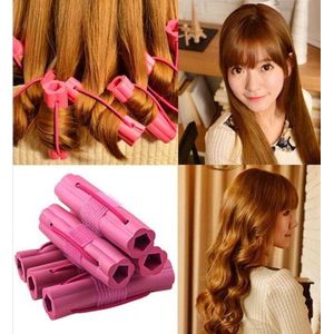 *** Soft Foam Papillot Softsticks 6 delige set Haarkrullerset - Foam Papillotten - Haarsrullerset Haarrollers / Haarkrullers / Krulspelden Set - Foam Papillotten - Krullen - Hair Foam Rollers - Elastiek - van Heble® ***