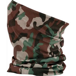 *** Camouflage Bandana Army Green - Multi-Use Original Morf - Gezichtsbescherming/Nekwarmer