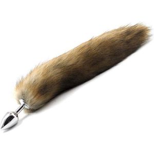 *** 2 stuks Fluffy Fox Tail Butt Plug - Sexspeeltjes - Vossen staartje - Slaapkamer Spannend - Partner Kinky - van Heble® ***