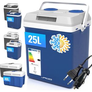 Koelbox Elektrisch - Verkoelen en Verwarmen - 12V en 230V - Blauw - 25 Liter