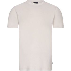 Cavallaro Bruno t-shirt beige effen slim fit katoen
