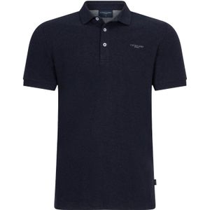 Cavallaro - Donkerblauw Poloshirt - Korte Mouw - Katoen