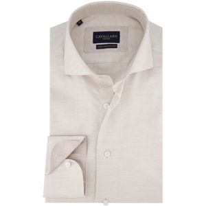 Cavallaro - Triveno - Overhemd - Beige - 100% Katoen