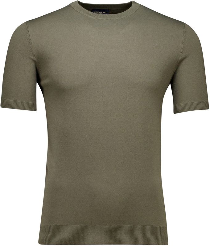 Cavallaro - T-shirt - Geel - Katoen - Relaxed Fit
