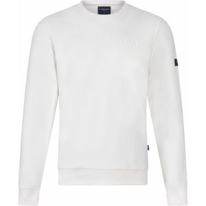 Cavallaro Celio R Neck Sweat Hoodie - Wit - Katoenmix voor Heren