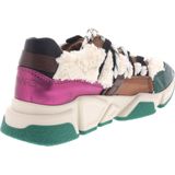 Dames - Dwrs Los Angeles Teddy - Sneakers - Multi - Leer & Terry, Uitneembare Binnenzool