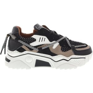 Dames Sneakers Dwrs Jupiter Black white Zwart