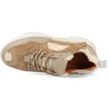 Dames Sneakers Dwrs Pluto Teddy Offwhite Cognac Off White - Maat 41