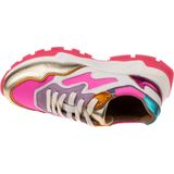 DWRS CHESTER White Neon Pink - Dames Sneaker - B10649-06