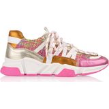 DWRS LOS ANGELES teddy Sneakers Fuchsia / Beige