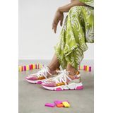 DWRS LOS ANGELES teddy Sneakers Fuchsia / Beige