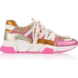 DWRS LOS ANGELES teddy Sneakers Fuchsia / Beige