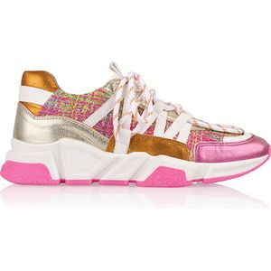 DWRS LOS ANGELES teddy Sneakers Fuchsia / Beige