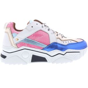 DWRS - Pluto - Sneakers - Roze/Blauw - Sequins Afwerking