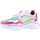 DWRS - PLUTO - Sneakers - Pink/Green - Uitneembare Binnenzool