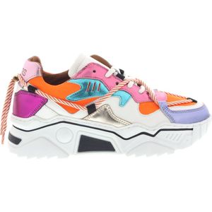 DWRS Label Jupiter orange / multi lage sneakers dames