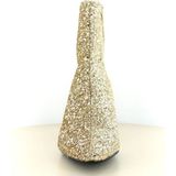 DWRS Label - Lugano - Enkellaars - Champagne - Glitterafwerking, Hoogwaardig Leer