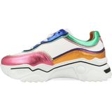 DWRS - Moon - Sneaker - White Multi - Leer, Uitneembaar Voetbed