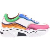 DWRS - Moon - Sneaker - White Multi - Leer, Uitneembaar Voetbed