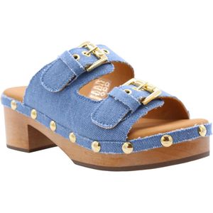 Dwrs - Eufraat Muiltjes - Blauw - Leer