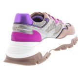 DWRS - CHESTER - Dames Sneaker - Steel/Fuchsia