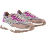 DWRS - CHESTER - Dames Sneaker - Steel/Fuchsia