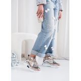 DWRS - Pluto - Sneakers - Denim Blauw - Denim - Dames