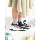 DWRS - CHESTER - Sneakers - Black Beige