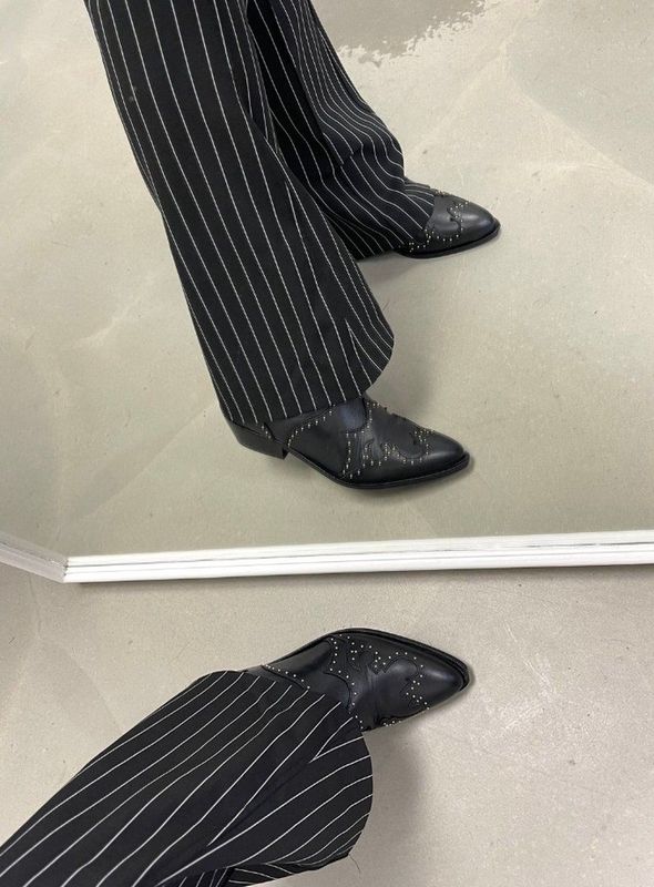 DWRS - Lyon - Westernboots - Zwart