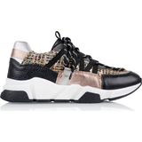Dwrs, Schoenen, Dames, Veelkleurig, 37 EU, Leer, Hathor Sneakers