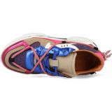 Rieker Veterschoenen Dames - Kleur: Roze - Plateauzool