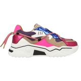 Rieker Veterschoenen Dames - Kleur: Roze - Plateauzool