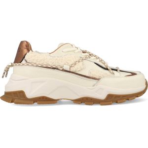 DWRS - Bonney Teddy - Sneakers - Wit - Bronze