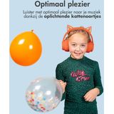 iMoshion Koptelefoon Kinderen Met Kattenoortjes Bluetooth - Kinder Koptelefoon / Hoofdtelefoon Draadloos Over Ear - Oranje