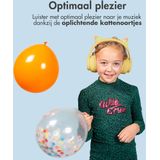 iMoshion Koptelefoon Kinderen Met Kattenoortjes Bluetooth - Kinder Koptelefoon / Hoofdtelefoon Draadloos Over Ear - Geel