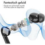 iMoshion Aura Pro Earbuds - Draadloze Oordopjes met Active Noise Cancelling (ANC) - Wireless Bluetooth Earphones - Oortjes - Zwart