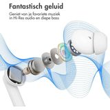 iMoshion - Aura Pro - Draadloze Oordopjes - Wit - Bluetooth - Active Noise Cancelling