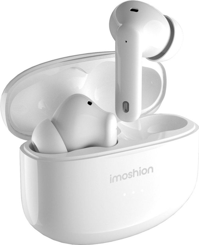 iMoshion - Aura Pro - Draadloze Oordopjes - Wit - Bluetooth - Active Noise Cancelling
