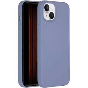 Accezz Liquid Silicone Backcover voor de Apple iPhone 15 Plus - Lavender Grey