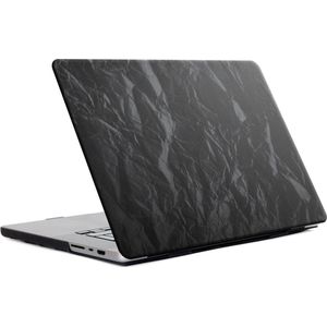 Selencia Fluwelen Cover voor de MacBook Pro 13 inch (2020 / 2022) - A2289 / A2251 - Zwart