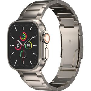 Accezz - Mat Titanium - Bandje voor Apple Watch - 44/45/46/49 mm