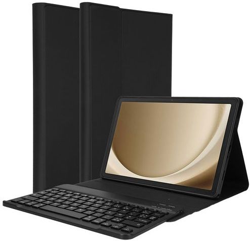 Accezz - AZERTY Bluetooth Keyboard Bookcase - Zwart - Kunststof