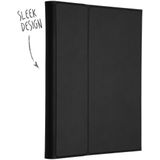 Accezz - QWERTY Bluetooth Keyboard Bookcase - Zwart - Kunststof