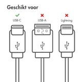 Imoshion - USB C naar USB C Kabel - 2 Meter - Lila - Snellader 60W