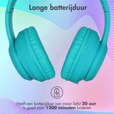 iMoshion Koptelefoon Kinderen Met Met Led Verlichting Bluetooth - Kinder Koptelefoon / Hoofdtelefoon Draadloos Over Ear - Lichtblauw