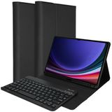 Accezz AZERTY Bluetooth Keyboard Bookcase - Zwart - Kunststof