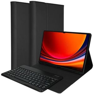 Accezz - QWERTY Bluetooth Keyboard Bookcase - Zwart - Kunststof - Geschikt voor Samsung Galaxy Tab S9 Plus 12.4 inch