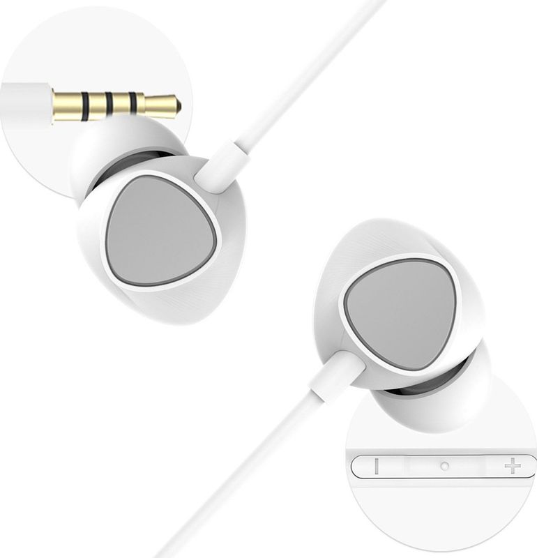 imoshion In-ear oordopjes - Bedrade oordopjes - AUX / 3,5 mm Jack aansluiting - Wit